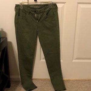 American Eagle Green Jeans